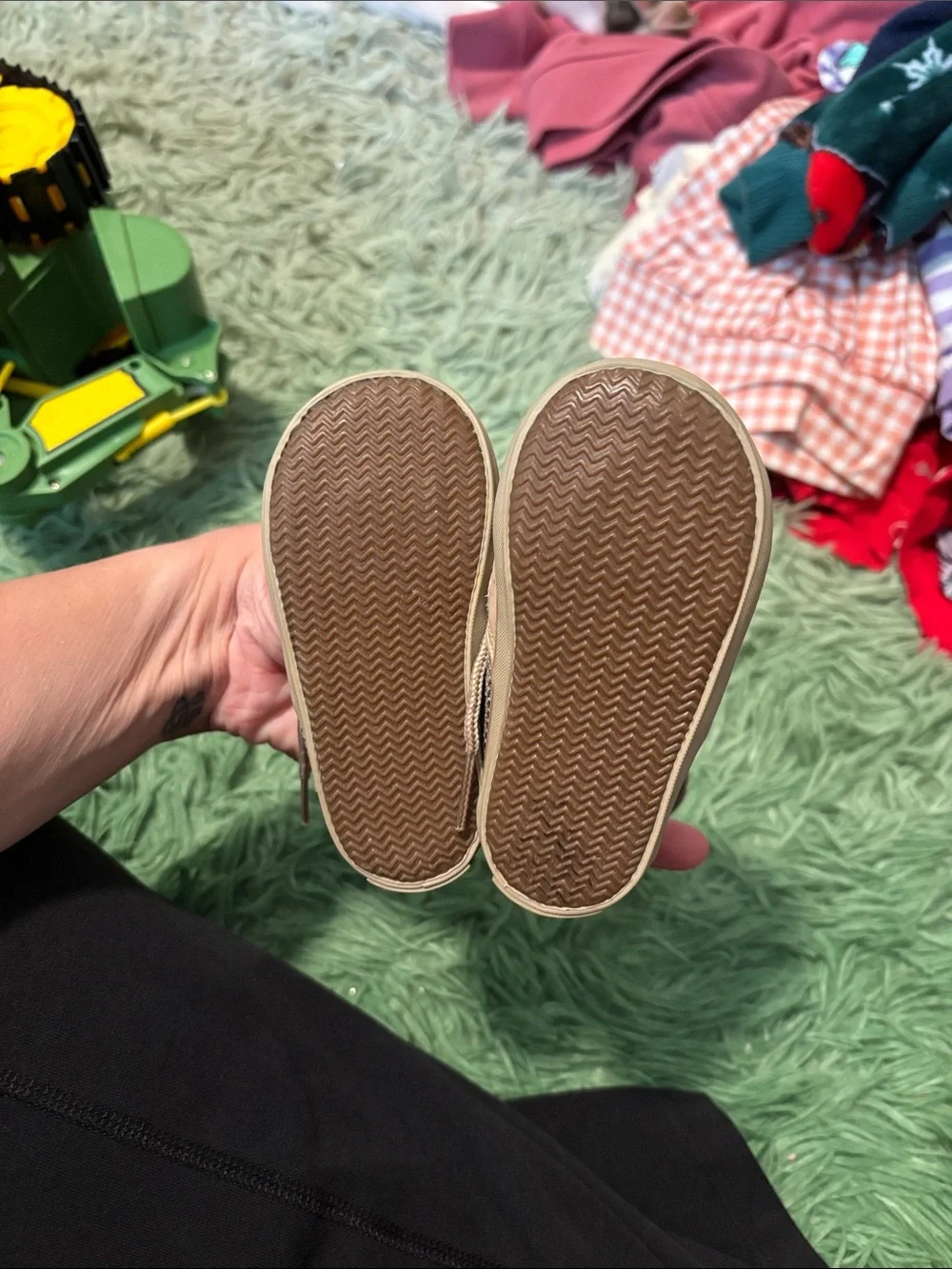 Sperry for Baby’s Light Tan Leather Moccasin Boat Shoes